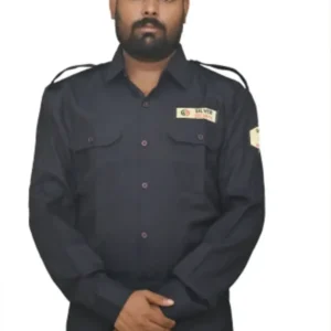 Men Security Guard Cotton Shirt