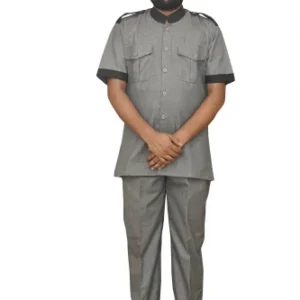 Grey Safari Suit Security Uniform