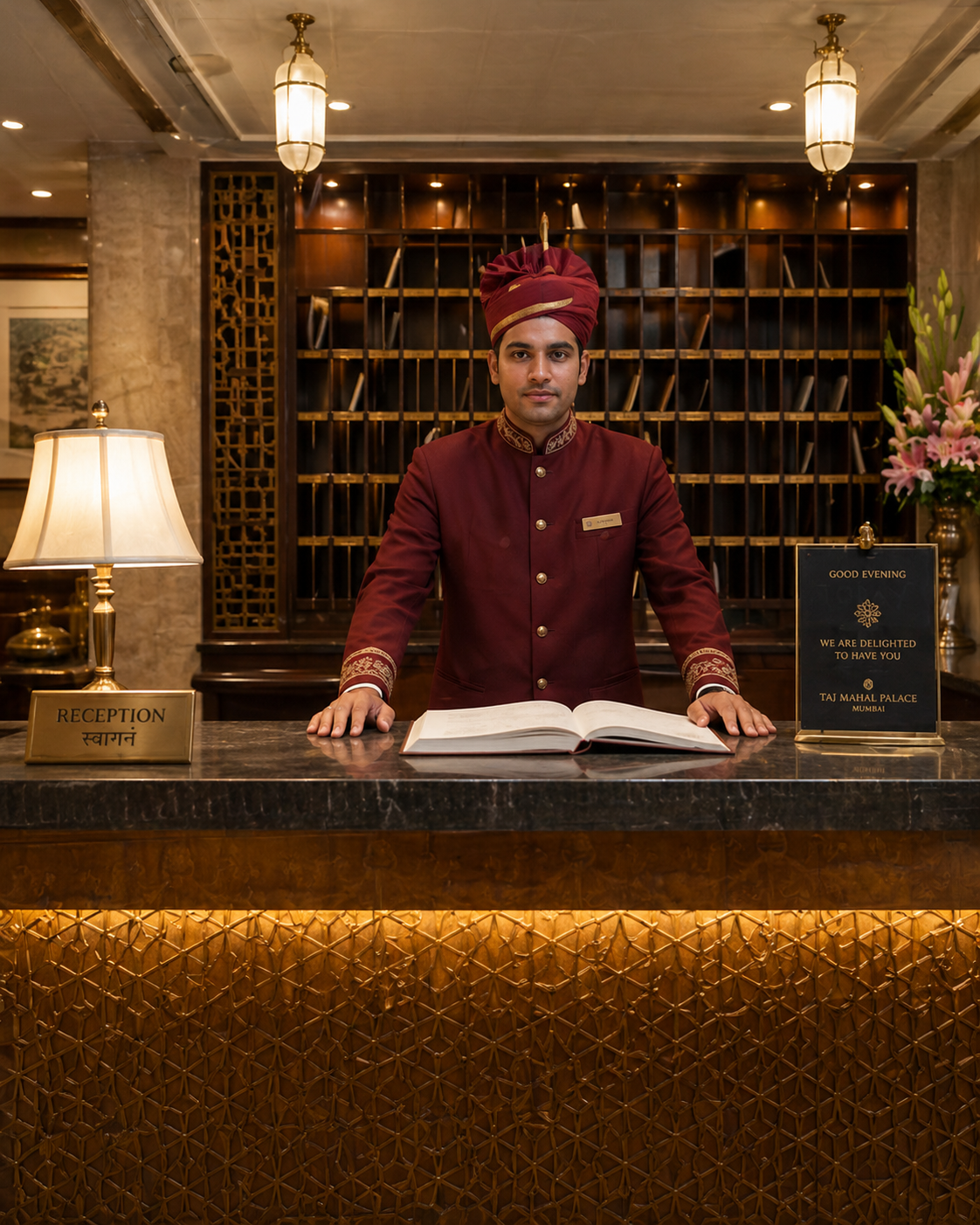 Luxury hotel uniform model